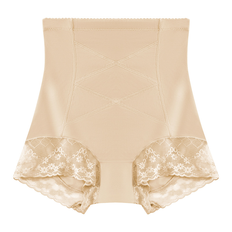 Picture of Belly contracting underwear women's high waist postpartum corset body shaping hip lifting binding belly shaping artifact thin non-curling