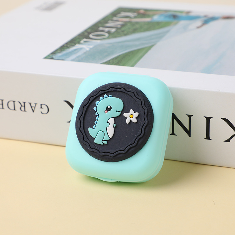 Picture of Creative cute girl Heart star moon box glasses case cartoon contact lens myopia couple box beauty contact double box