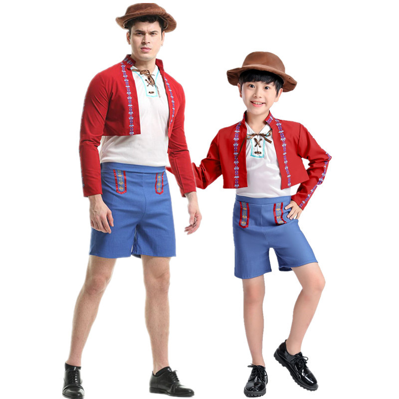Halloween Children's German Beer Suit Adult Cosplay Parent-child Cultural Festival Art Performance Costume