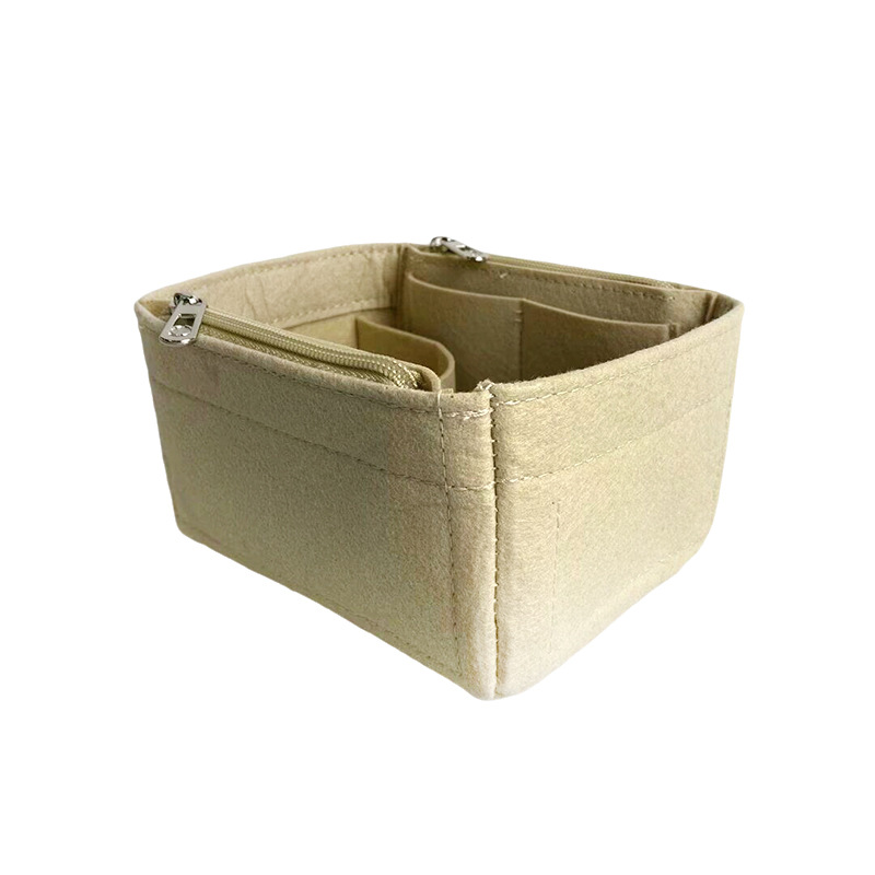 Cross-border large-capacity felt multi-specification storage bag multi-functional ladies felt cosmetic bag felt liner bag manufacturers