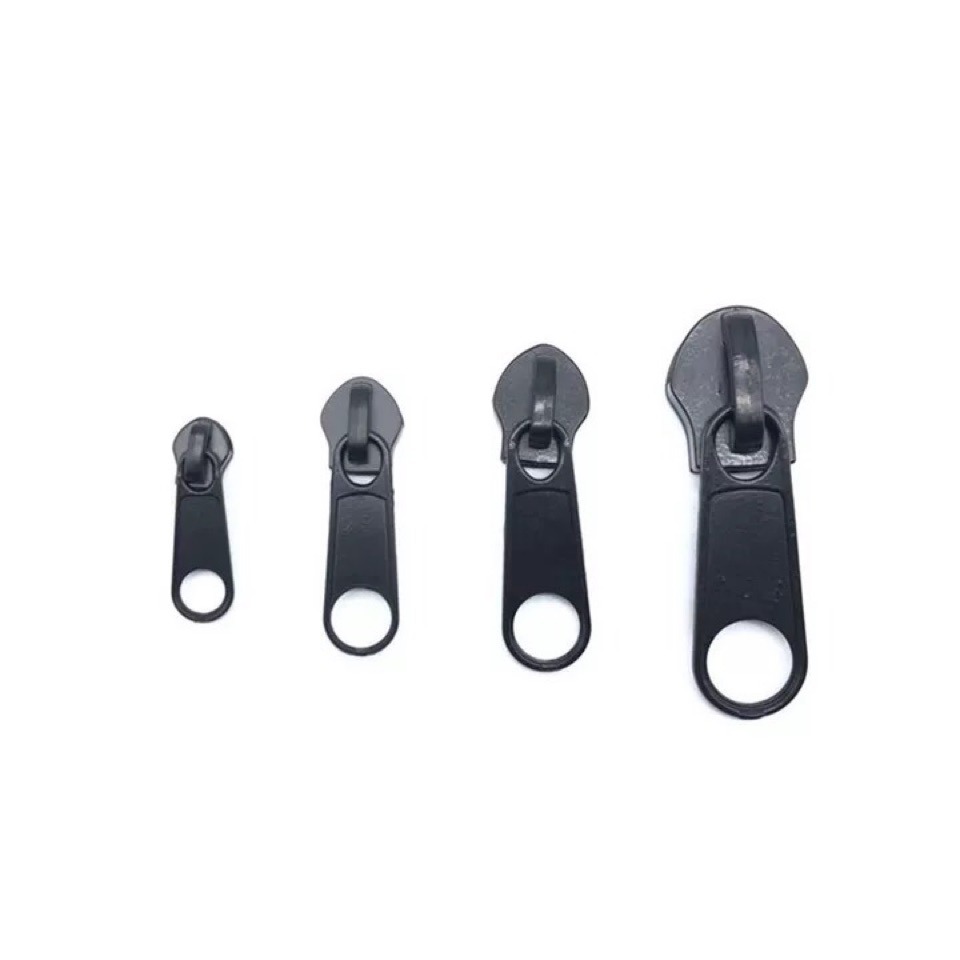 Spot 3#5#8#10# nylon long plate single-sided ordinary slider long brand metal zipper head