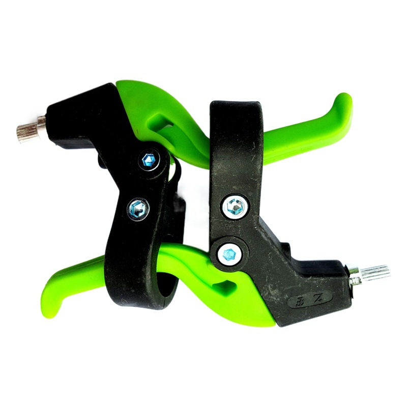 Plastic mountain bike baby carriage brake handle ultra-light three-finger brake handle bicycle disc brake accessories riding supplies
