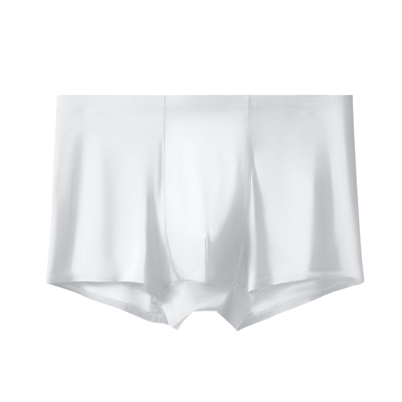 Picture of Men's underwear seamless ice silk underwear men's loose seamless underwear plus size solid color wholesale underwear men's boxers