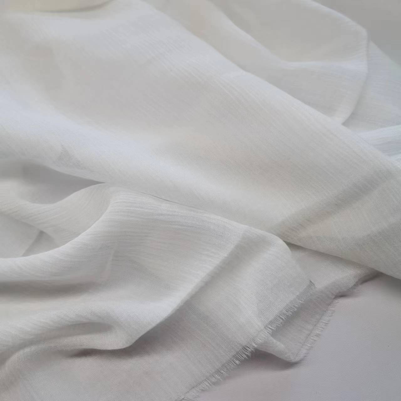7 mmi silk cotton white lined folk style shirt skirt wide fabric