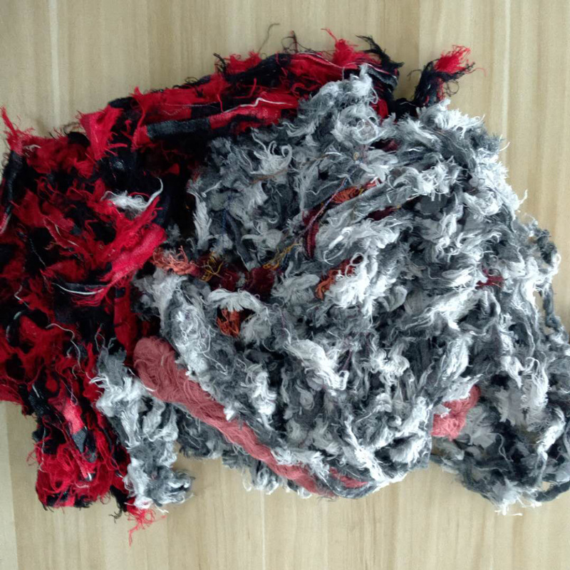 Picture of Factory Direct Sale of Pure Cotton Waste Yarn, Industrial Waste Yarn, Lint-Free Industrial Wiping Yarn