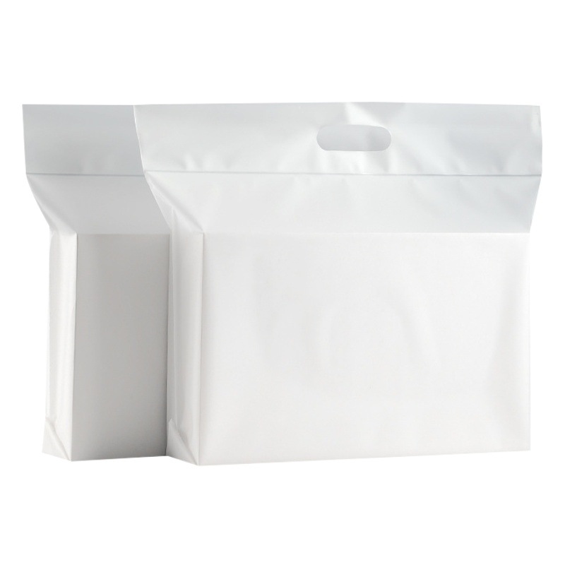 CPE Frosted Transparent Portable Express Bag New Material Thickened Clothing Packaging Bag Logistics Packaging Bag