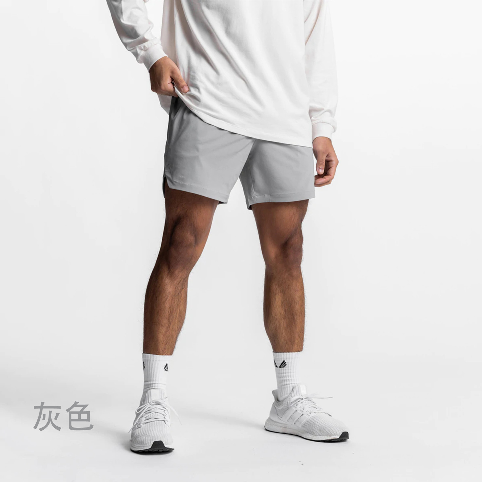 Picture of Men's Sports Shorts Summer Training American Basketball Pants Single-layer Breathable Quick-drying Three-point Fitness Pants Men's Knee-less