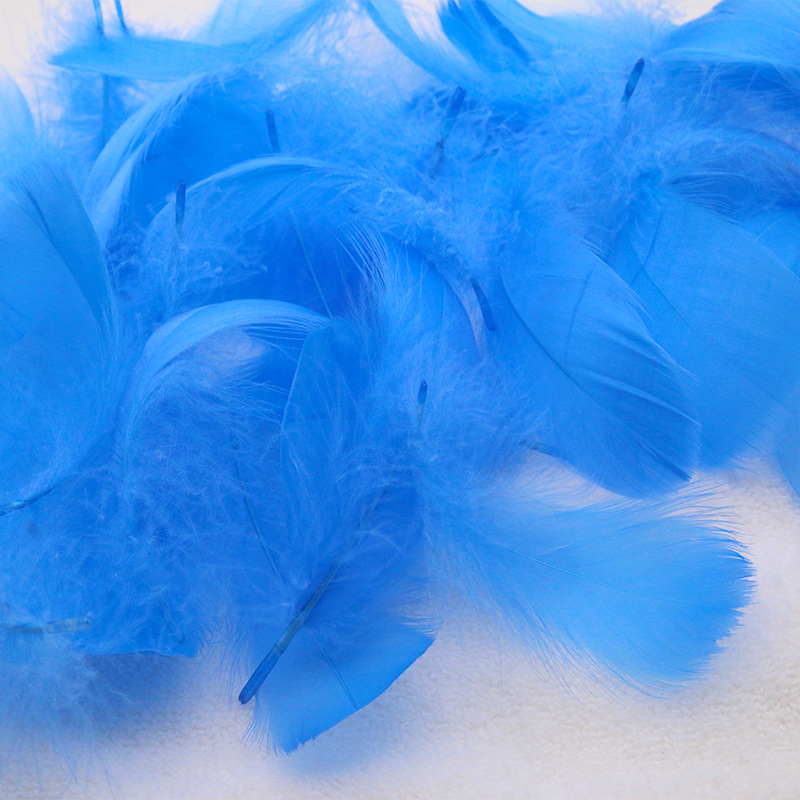 Picture of diy handmade color floating feather goose feather dream catcher wave ball gift box filling decoration materials