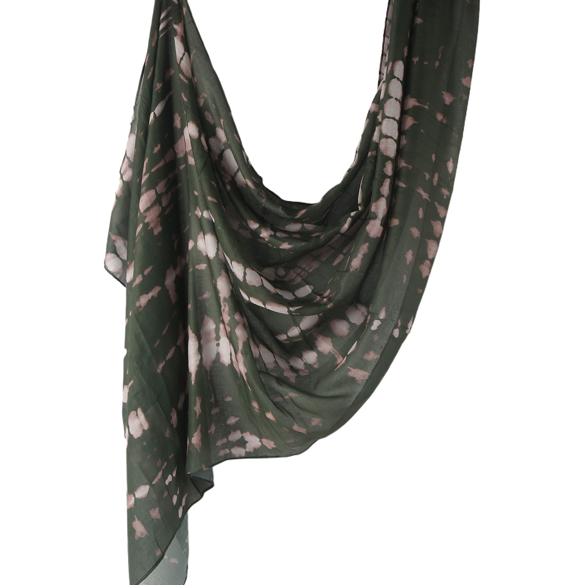 Picture of Best-Selling Watercolor Tie-Dye Cotton Scarf Arabian Satin Polyester Long Scarf Turkish Middle Eastern Scarf