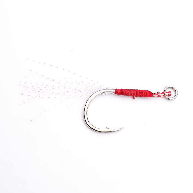 Picture of TWM triangle tooth iron plate hook sea fishing Luya binding hook accessories bulk fresh water beading bass army fish hook
