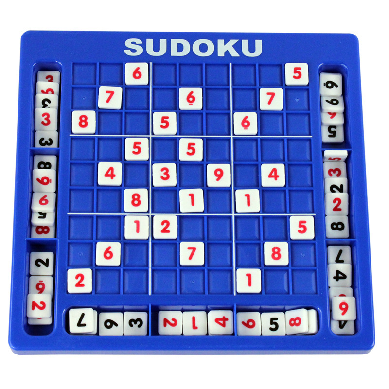 Picture of Cross-border spot children's educational science and education toys desktop game series Jiugongge digital Sudoku game