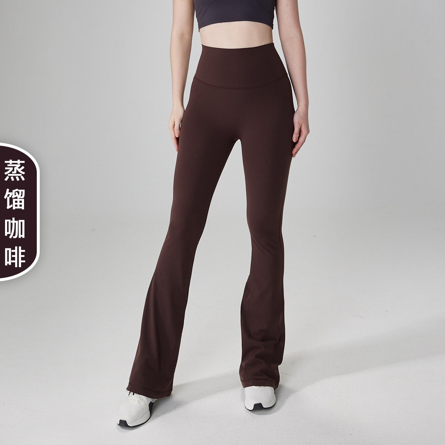 Picture of NUF Lycra Naked Yoga Flared Pants Women's High Waist Hip Lifting Yoga Clothing Fitness Non-T Micro Yoga Pants