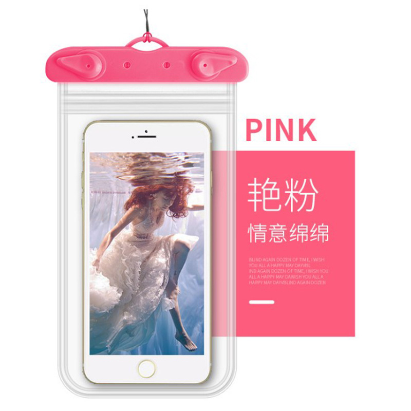 Picture of Mobile Phone Waterproof Bag Waterproof Mobile Phone Case Dustproof Touchscreen Protective Case Swimming Transparent Bag Sealed Waterproof Case