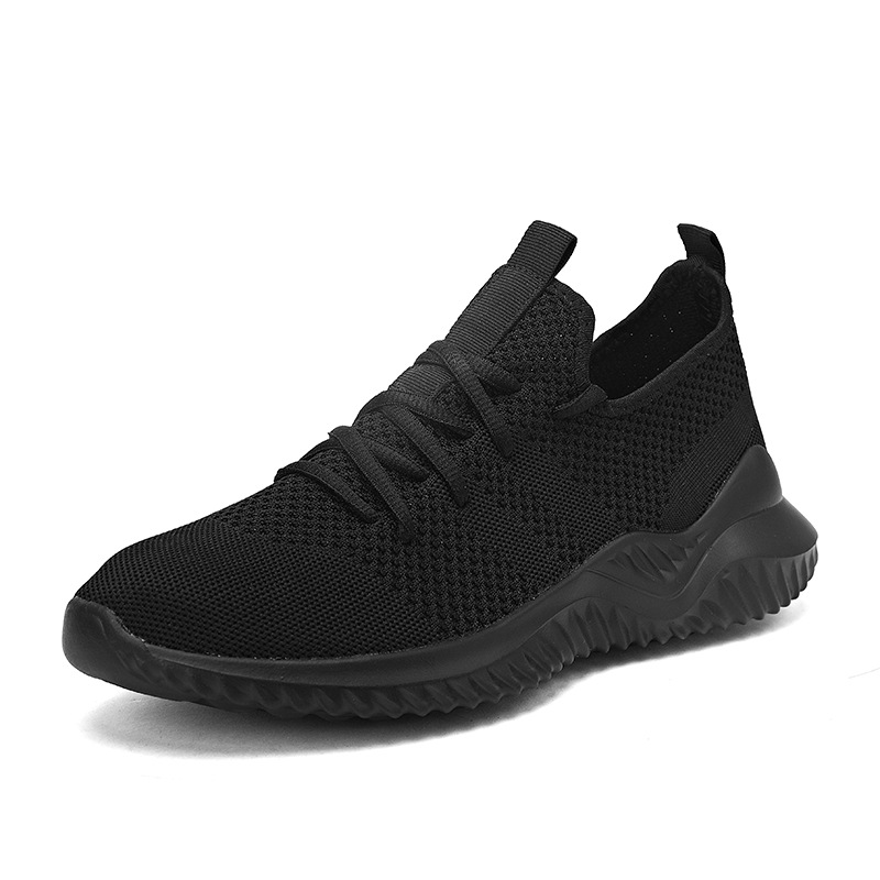 Picture of C863 Spring Low-top Casual Flying Woven Shoes Lace-up Lightweight Breathable Mesh Men's Shoes Large Size Cross-border Sports Running Shoes