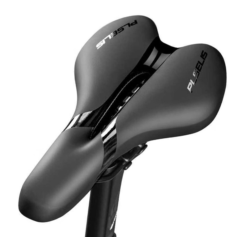 Mountain Bike Road Bike Cushion Saddle Thickened Super Soft Silicone Shock Absorbing Big Butt Hollow Elastic Seat