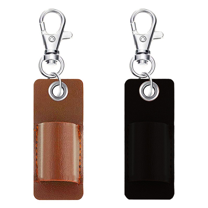 Fashionable Soft Portable Retro Creative Pen Case PU Leather Pen Storage Case Small and Lightweight Hanging Pen Case