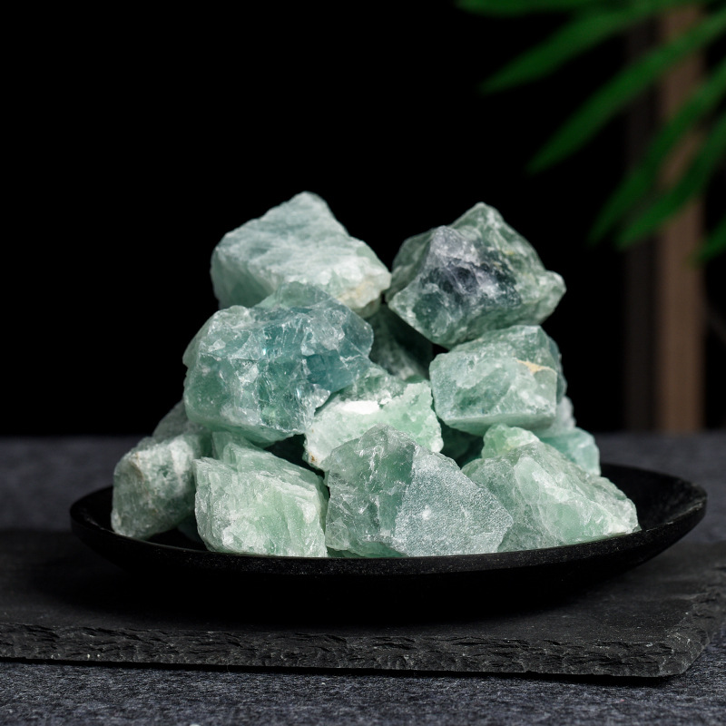 Picture of Spot wholesale Crystal raw stone aromatherapy stone scented stone natural powder Crystal Green fluorite amethyst Citrine Crystal Stone