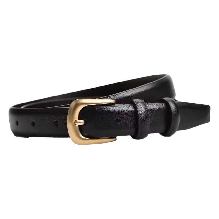 New Style Women's Belt Versatile Decorative Belt Fashion Simple for Jeans Cross-Border Exclusive