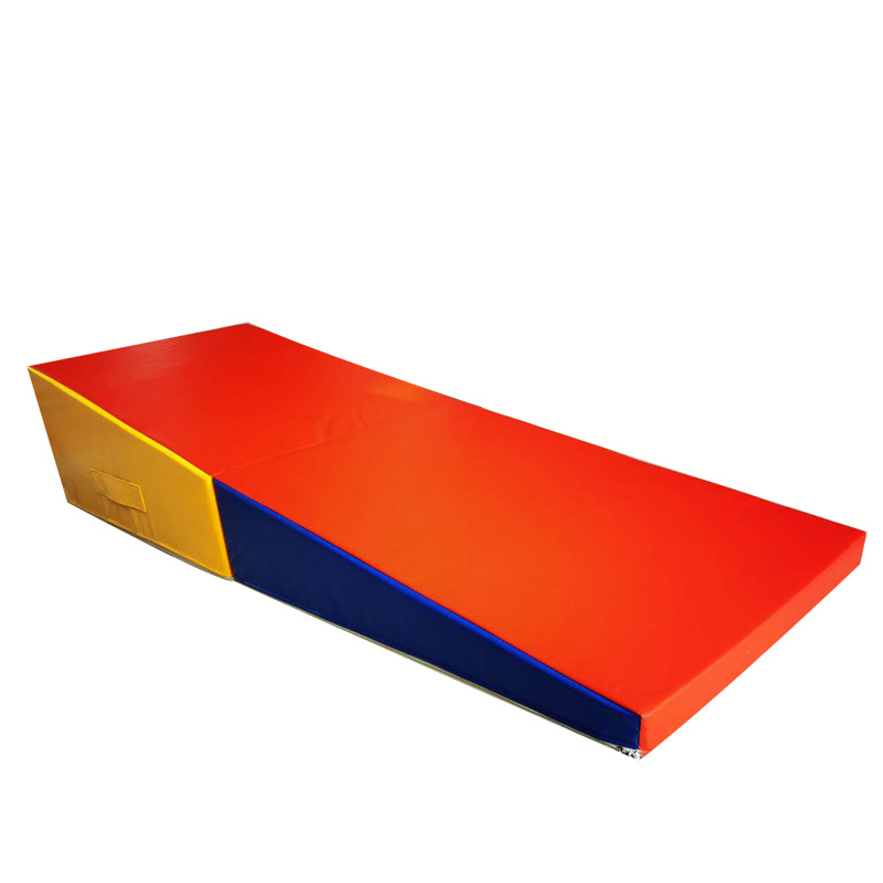 Picture of Soft Gymnastics Triangle Large Slope Early Education Kidsren's Sensory Training Equipment Soft Bag Foldableable Climbing Slide Somersault