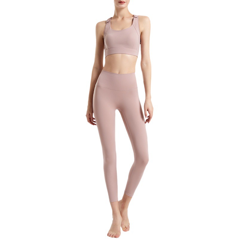 Picture of Large size high-intensity yoga suit women's fitness suit top sports vest running fitness Pilates suit