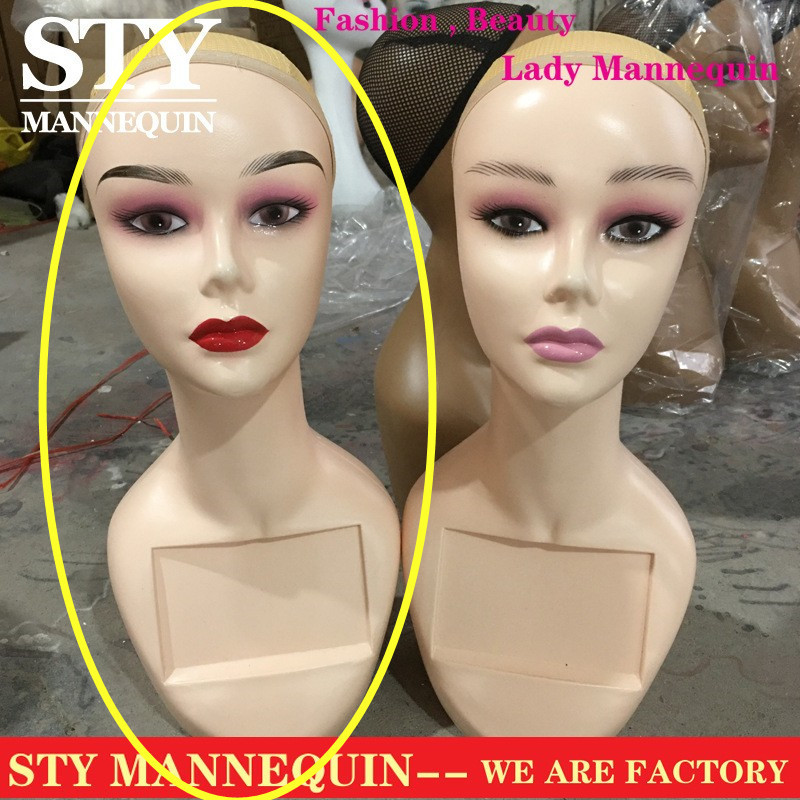 Picture of STY head model export best-selling dummy head model fashion female wig head model head model window display model head model