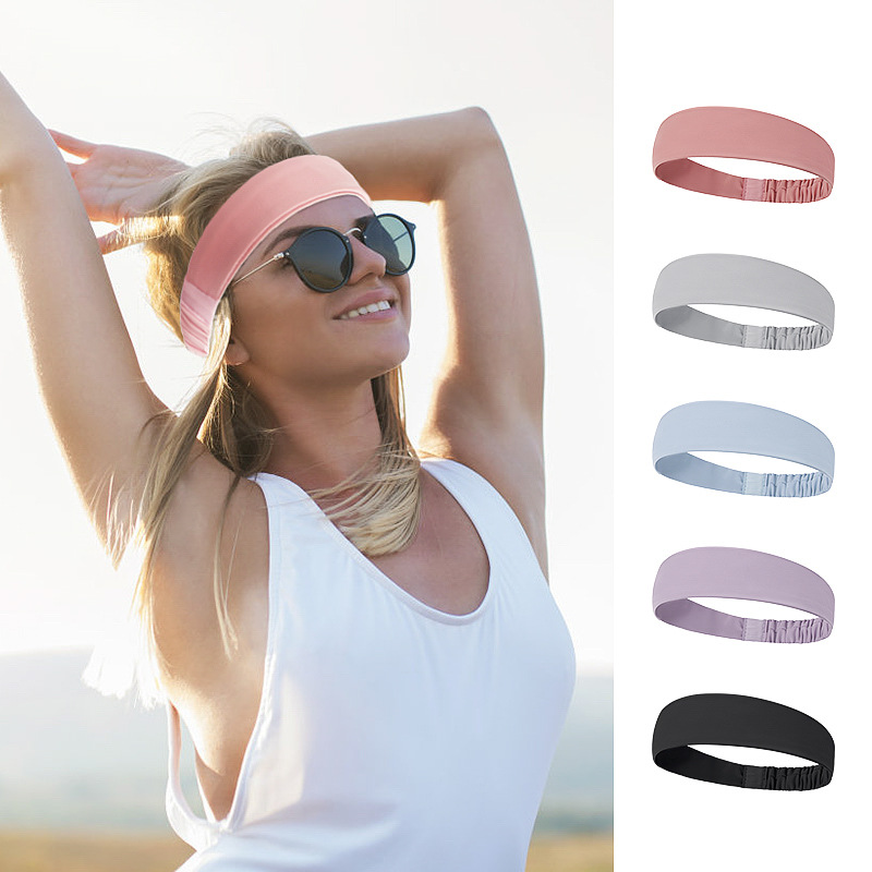 Picture of Sports Sweat Absorbing Hair Band Running Fitness Yoga Headband Headband Headband for Men and Women Spring and Summer Sports Headband