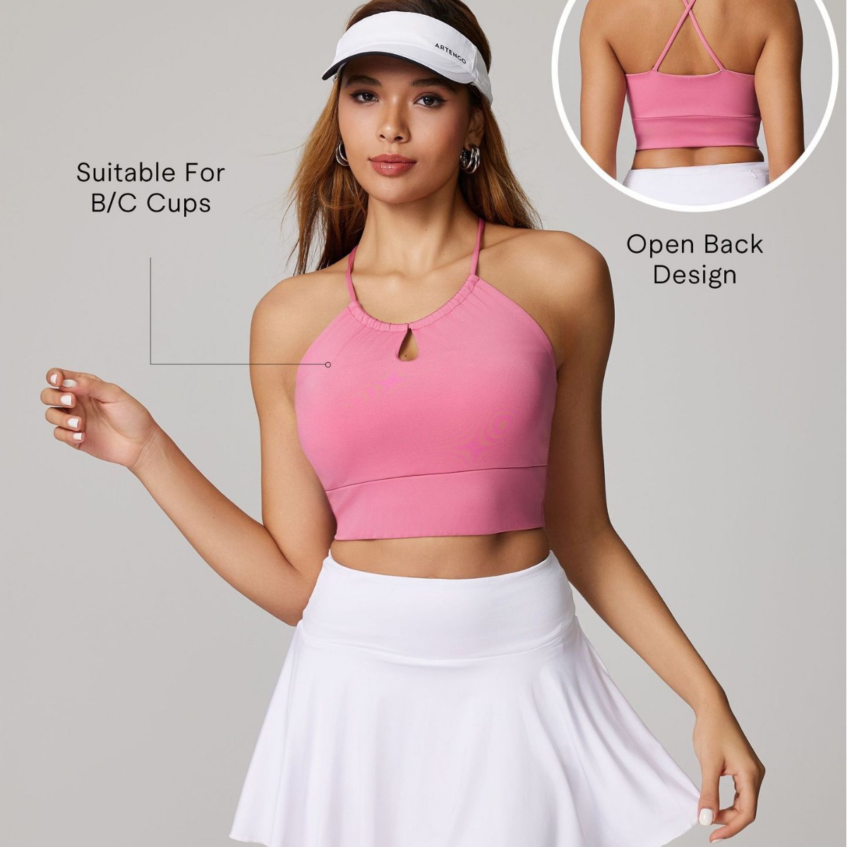 Sports Underwear Women's Summer Beauty Back Yoga Clothing Vest Integrated Pilates Training Shockproof Fitness Bra bra