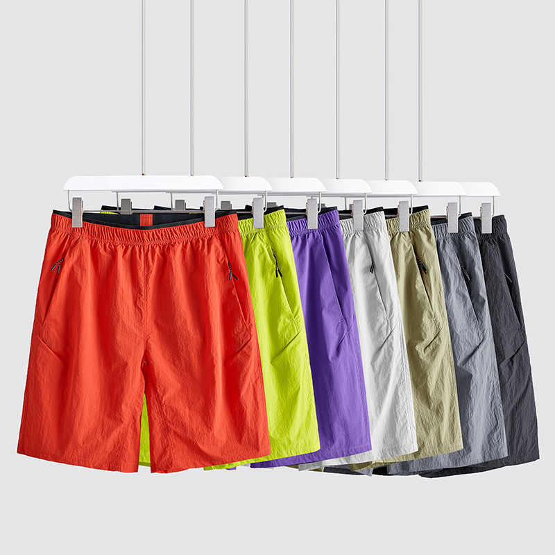 Cross-border Men's Outdoor Five-point Pants Loose plus size Sun Protection Pants Quick-drying Shorts Summer Men's Sports Five-point Casual Pants