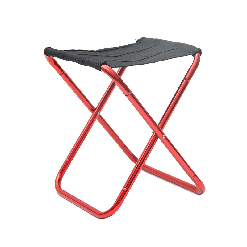 Picture of Cross-Border Outdoor Fishing Folding Stool, Mini Folding Stool, Aluminum Alloy Special Folding Chair with Backrest, Lightweight