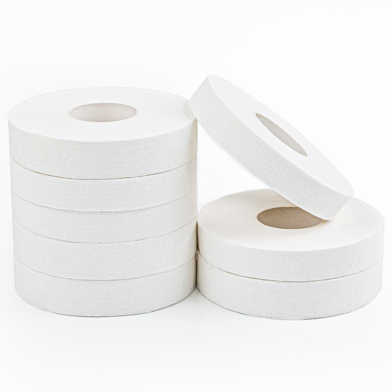 Picture of Cotton Rubber Adhesive Tape Breathable Tape Bandage Fixed Pressure Sensitive Tape Wear Resistant Hand Wrapping Hypoallergenic Breathable