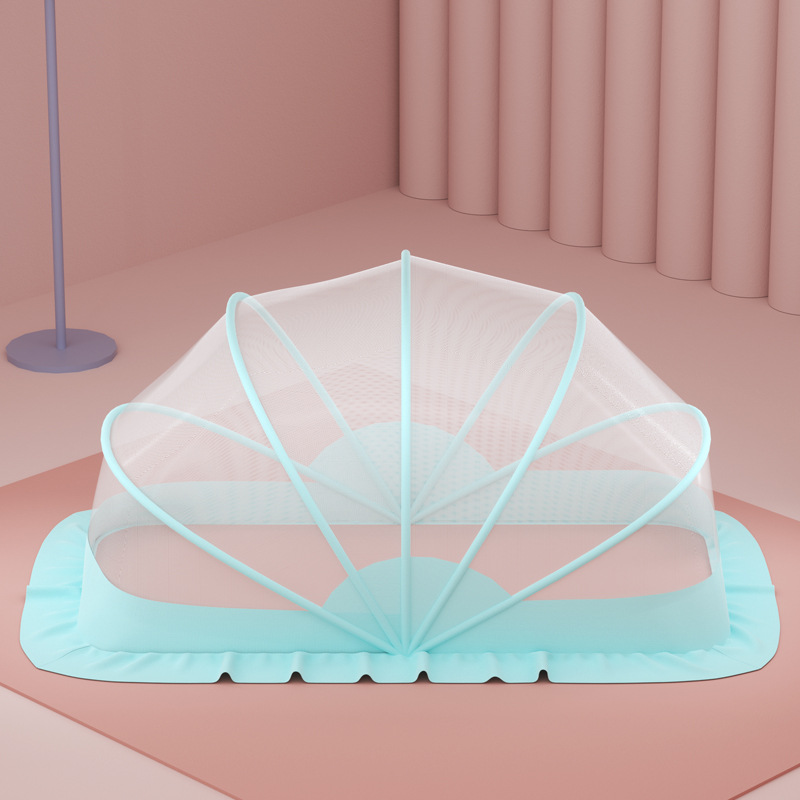 Picture of Baby Mosquito Net Baby Yurt Anti-mosquito Full Cover Foldable Baby Newborn Children's Bed Bottomless Universal