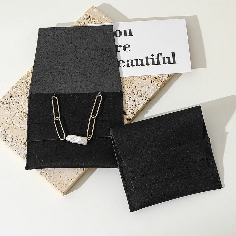 Picture of Multicolor Flannel Bag Jewelry Bag Snaps Thickened Bag Ring Necklace Anti-oxidation Jewelry Storage Bag Wholesale
