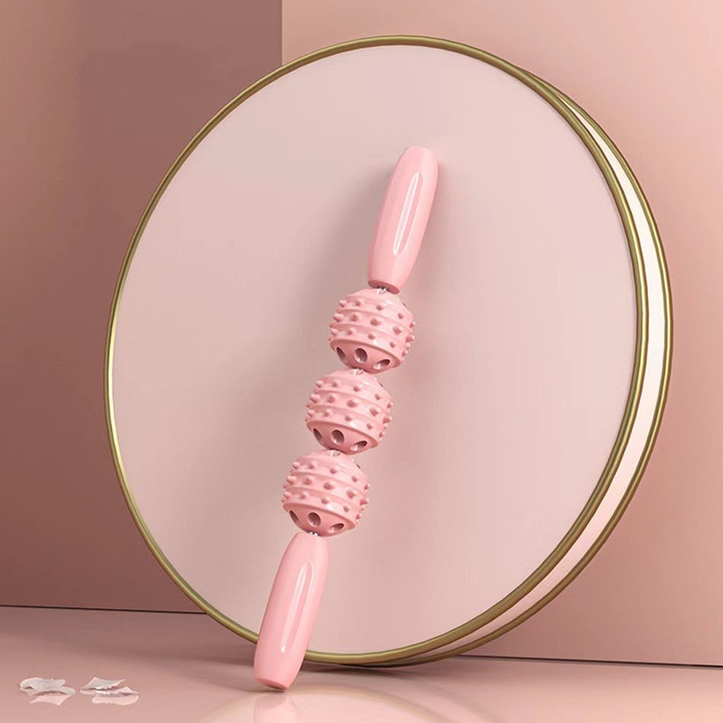 Picture of Massage Stick, Mace, Roller, Fitness Fascia Stick, Leg Muscle Relaxation Roller, Calf Yoga Stretching