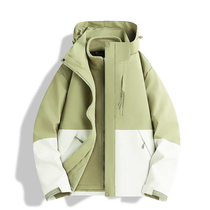 Picture of 2025 New Men's Graphene Liner Rush Clothes Three-in-One Removable Warm fleece-lined Thickened Women's Mountaineering Clothes Trendy