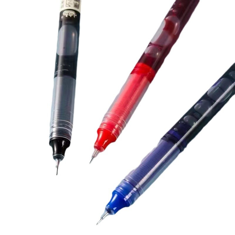 Straight Liquid Quick-Drying Ball Pen Gel Pen Large Capacity 0.5 Student Exam Brushing Special Office Signature Pen