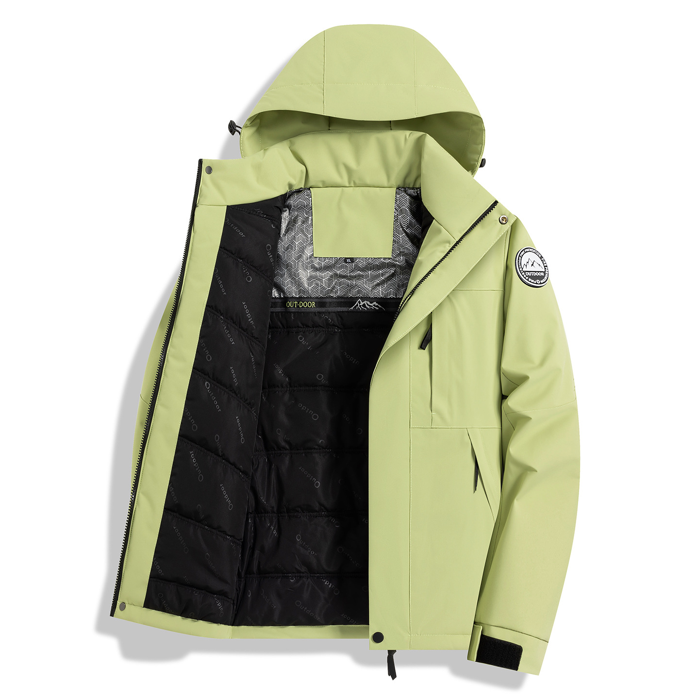 2025 New Outdoor Jacket for Men, Thickened Cotton Jacket for Autumn and Winter, Cold-resistant, Warm, Windproof, Waterproof, Cotton Jacket for Women