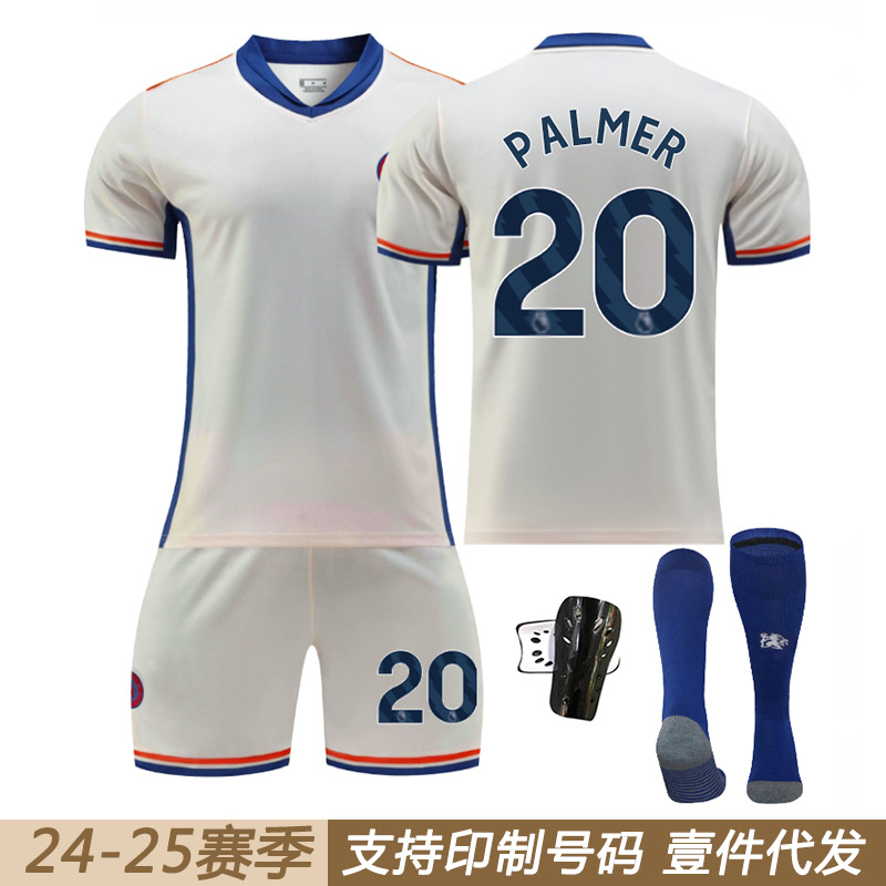 2425 Chelsea away jersey Enzo 8 James 20 Palmer 6 Silva football jersey suit men