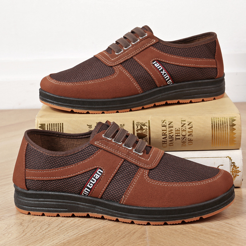 Men's New Genuine Work Shoes, Men's Autumn Non-Slip, Wear-Resistant Work Shoes, Labor Protection, Lightweight, Soft-Soled Kitchen Chef Shoes