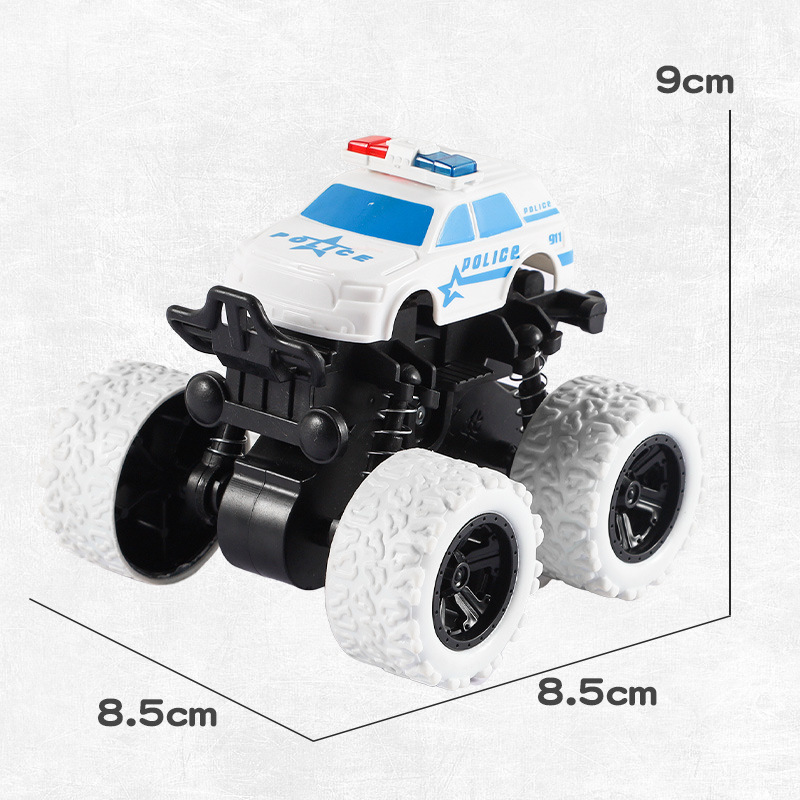 Picture of Off-road inertia pull-back four-wheel drive model boy stunt children's toy car crash car manufacturers wholesale