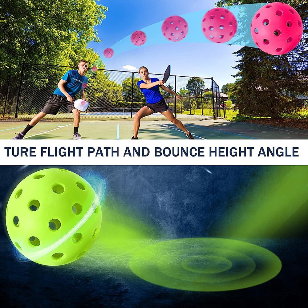 Picture of Peak ball pickleballs40 hole 26 hole 74MM rotational molding integrated high elastic plastic Wei floating hole ball