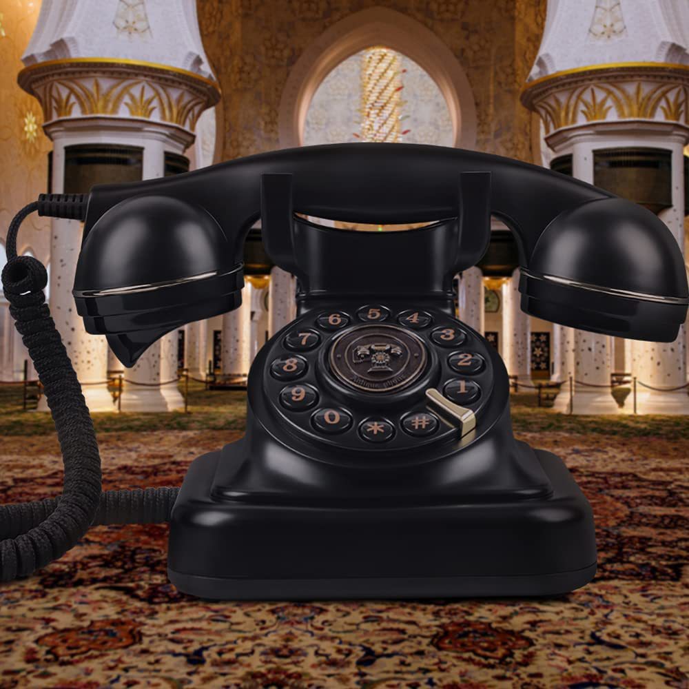 Old-Fashioned Landline Telephone, Retro Telephone, Hotel Home Large Ringtone Fixed Landline Telephone, Antique Telephone Manufacturer
