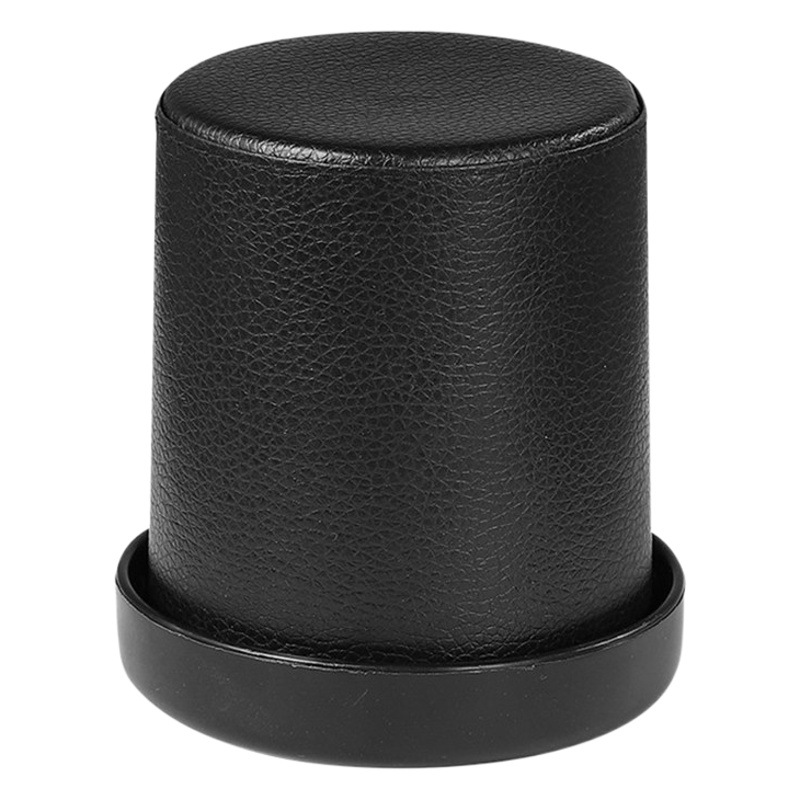 High-grade leather sieve cup color cup color Cup with bottom bracket KTV bar Entertainment straight dice cup feel throw dice
