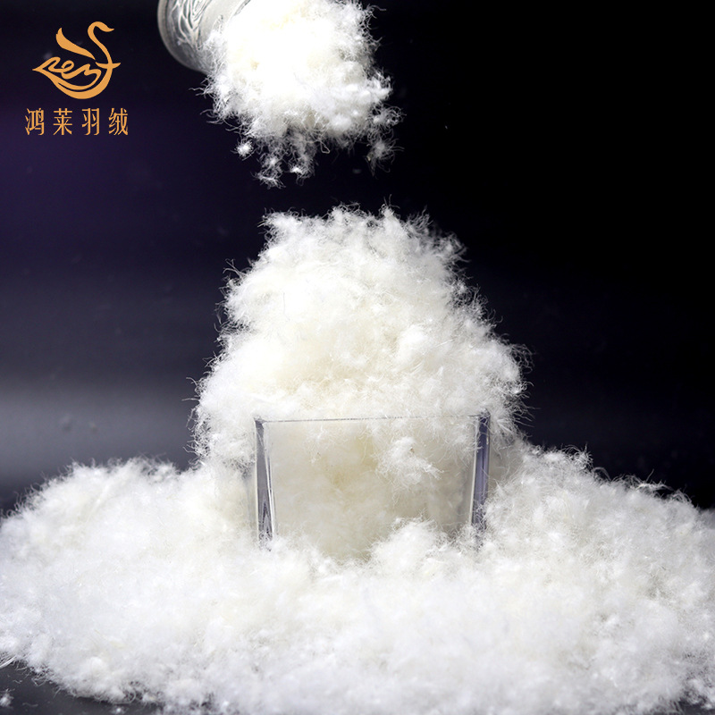 Picture of Bulk down Pure White down Jacket down Comforter Raw Material Filling 80 Old Standard Washed Large White Duck down Raw Material