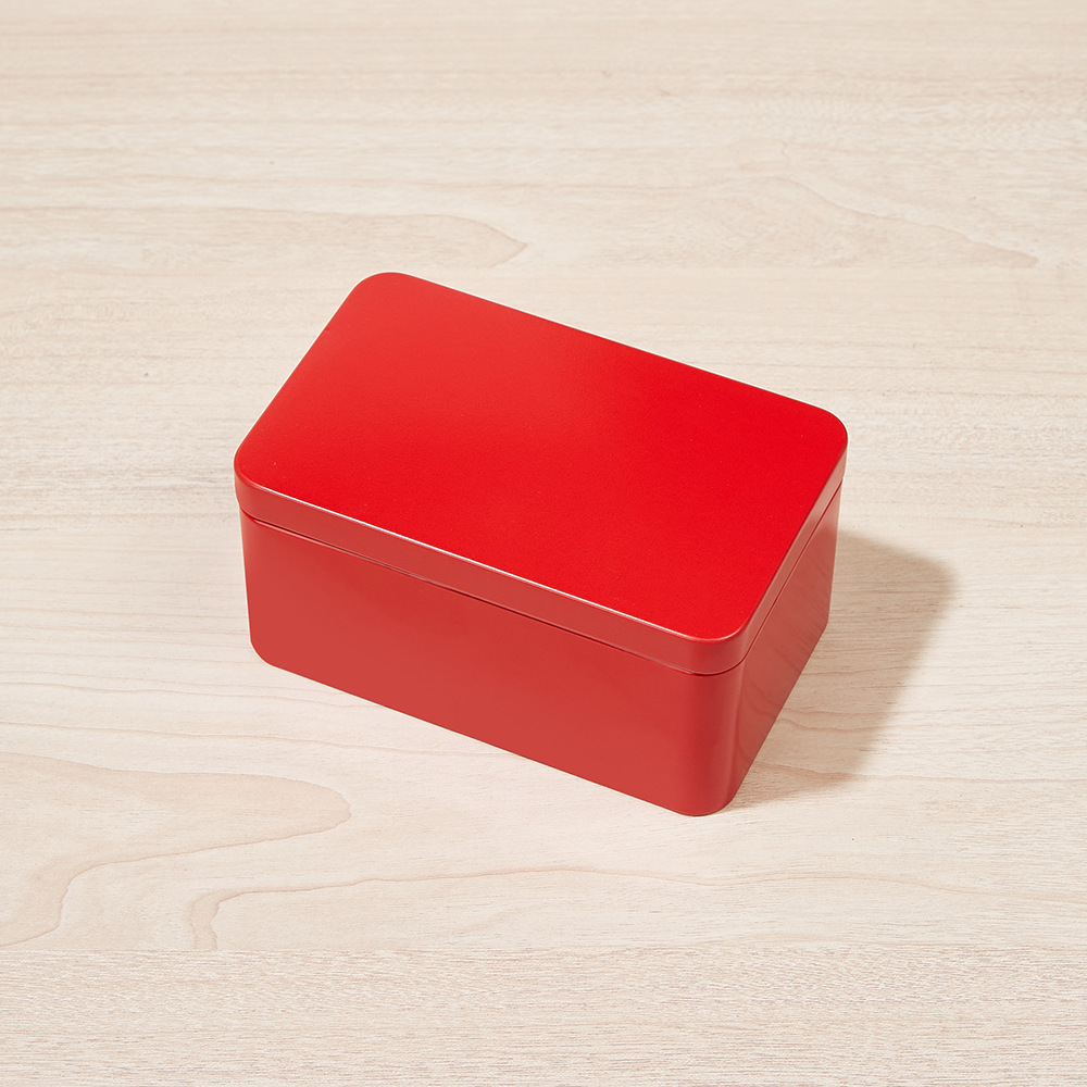 Picture of Iron Box Rectangular Cookie Biscuit Silver Tinplate Food Packaging Empty Box Iron Can Frosted Metal Gift Box