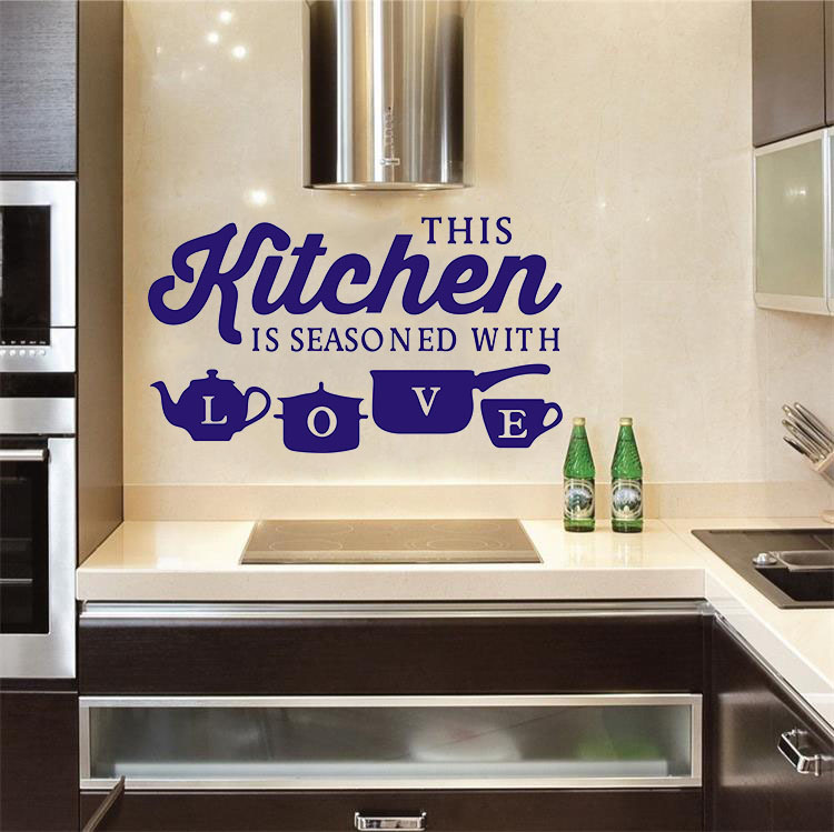 Picture of Kunshang home Amazon new KITCHEN KITCHEN restaurant creative carved wall stickers wholesale custom KS051