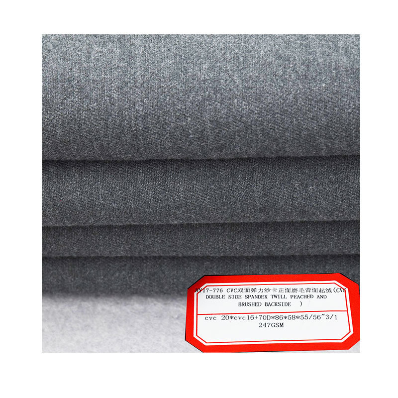 CVC stretch yarn card C58% T39% SP3% cotton polyester stretch yarn card cotton polyester tooling cloth