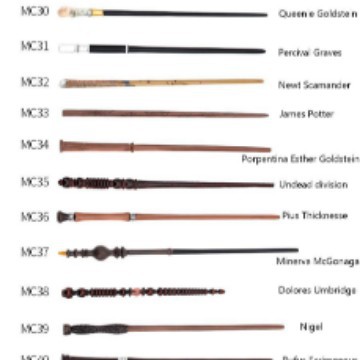 Picture of Harry Magic Wand Hermione Magic Wand Dumbledore cos Props Halloween Metal Core in stock Bare Wand