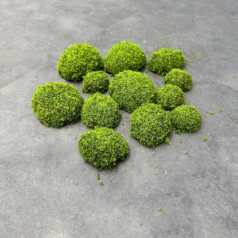 Picture of Bryophytes simulation Moss block hair planting stone size matching Moss stone moss lawn flocking decoration soft