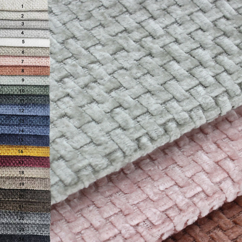 Chenille Fabric Thickened Woven Solid Color Sofa Fabric Pillow Cushion Sofa Cover Polyester Velvet Wholesale Home Textiles