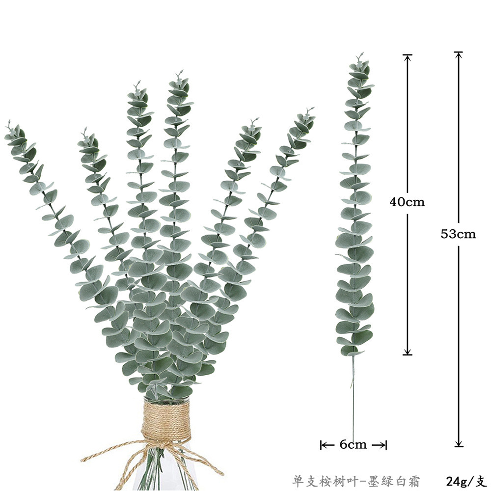 Picture of Cross-Border Simulated Green Plants Eucalyptus Leaves Amazon Simulated Plants Wholesale Eucalyptus Leaves Ins Decoration Home Wedding